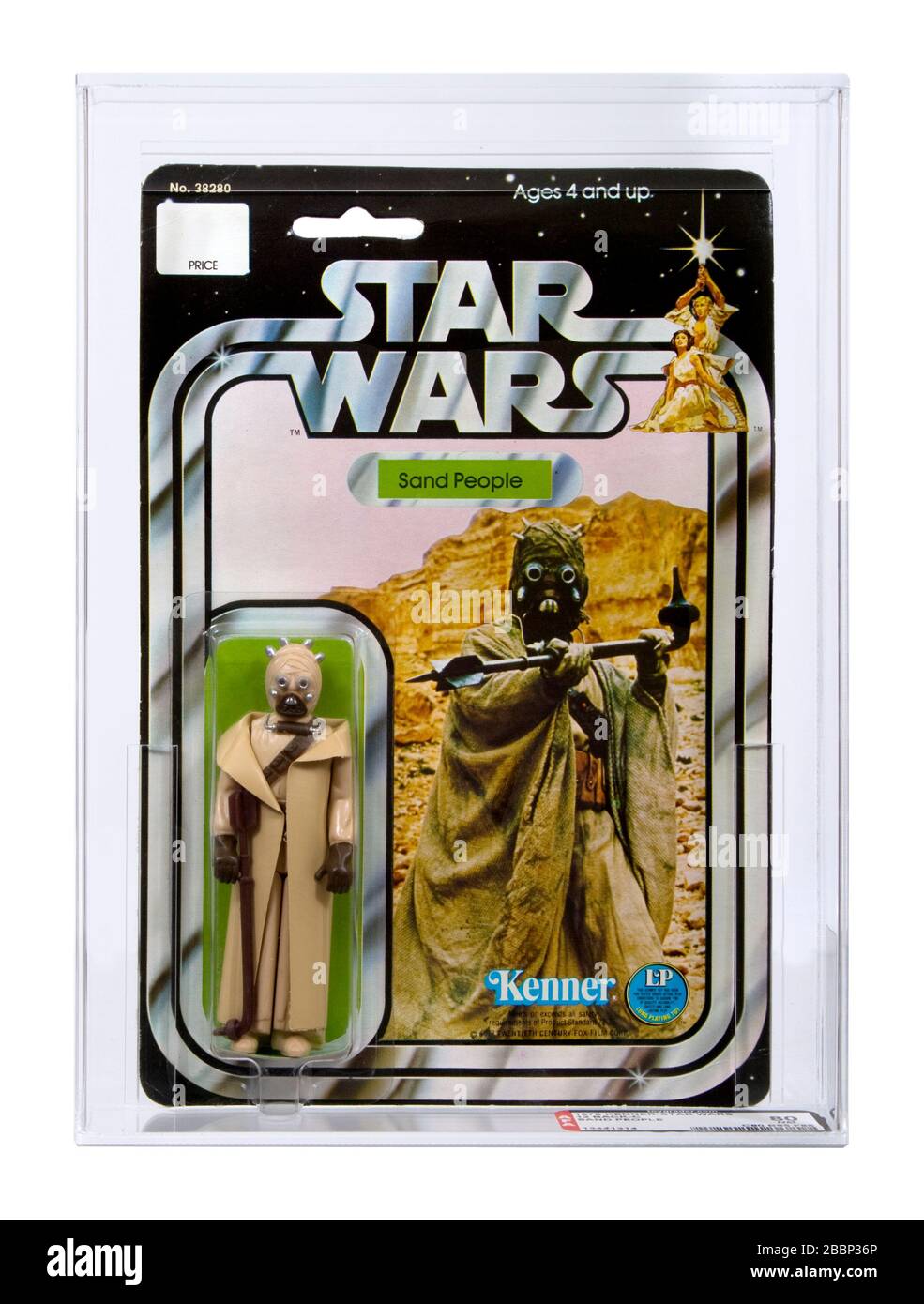 1978 Kenner Vintage Star Wars 12 Back C Sand People Carded Action