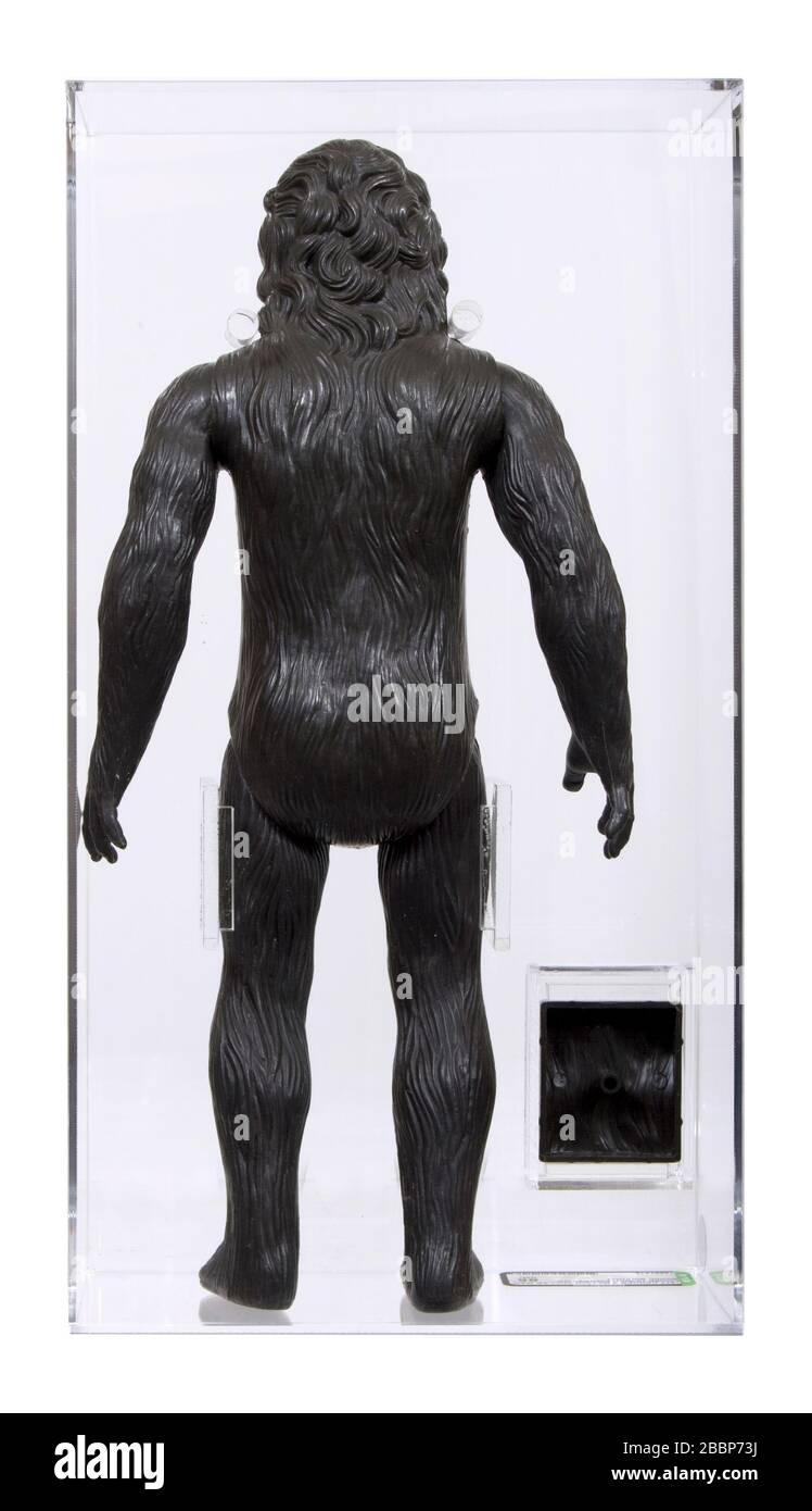 1977 Kenner Six Million Dollar Man 12-Inch Bionic Bigfoot Action Figure AFA 80 Near Mint Made in Hong Kong Stock Photo