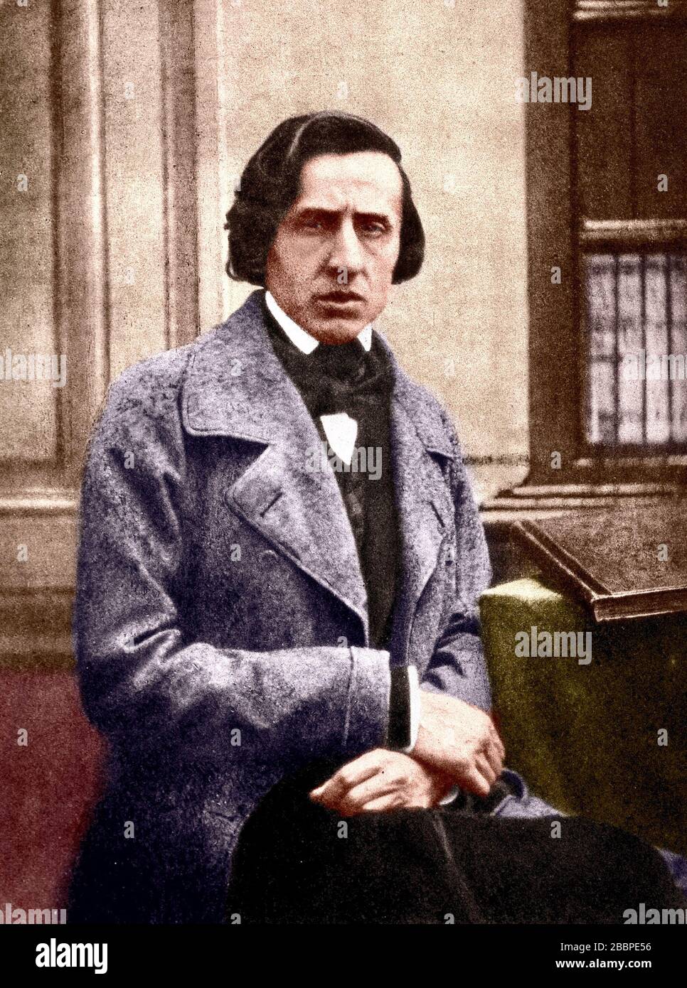 FRÉDÉRIC CHOPIN (1810-1849) Polish Romantic composer about 1849. Stock Photo