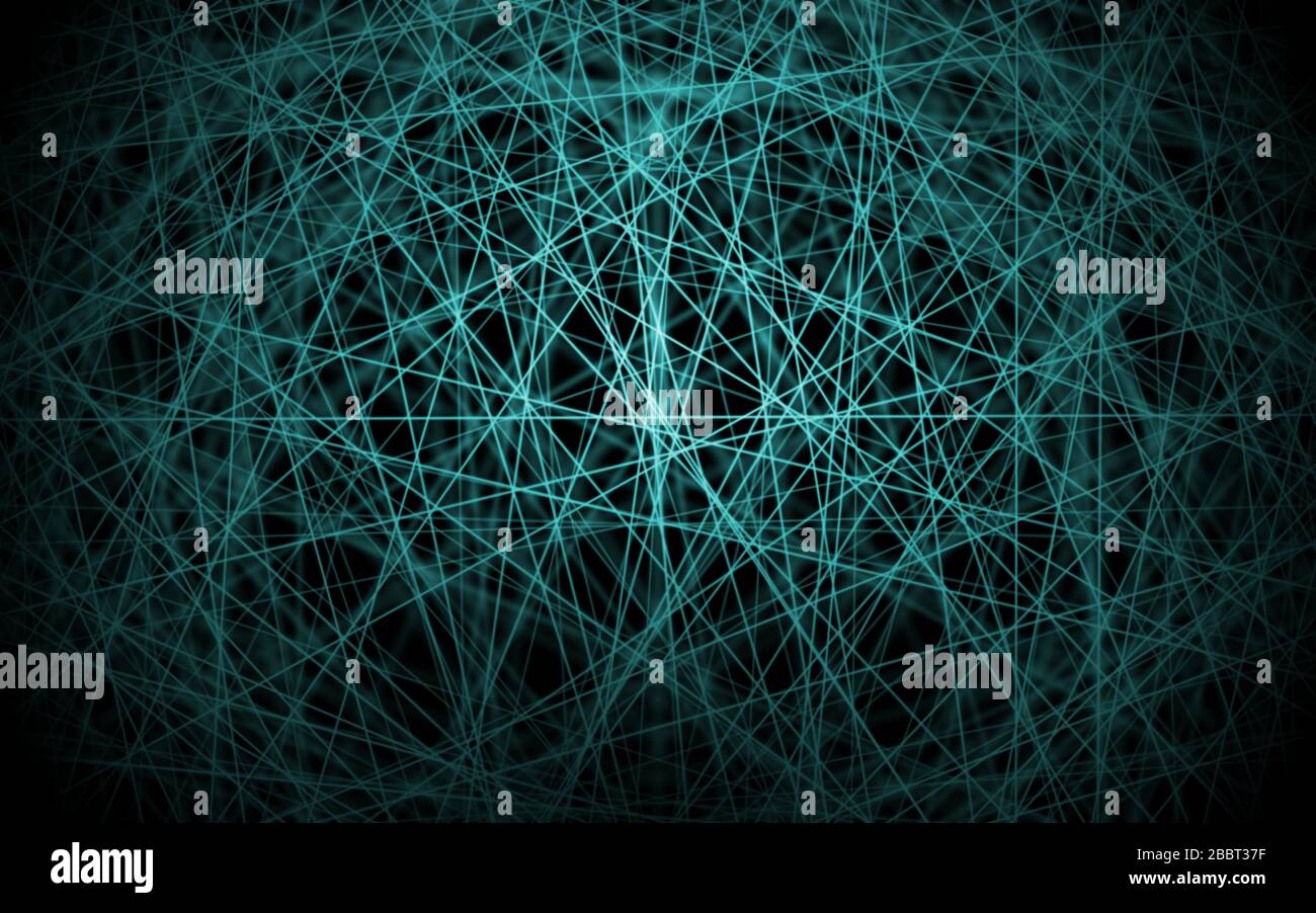 Vector illustration of online connectivity. Abstract map of business or web connections and data. Stock Vector