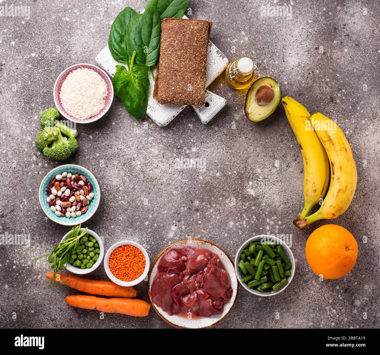 Food Rich In Folic Acid Stock Photo Alamy food-rich-in-folic-acid-stock-photo-alamy