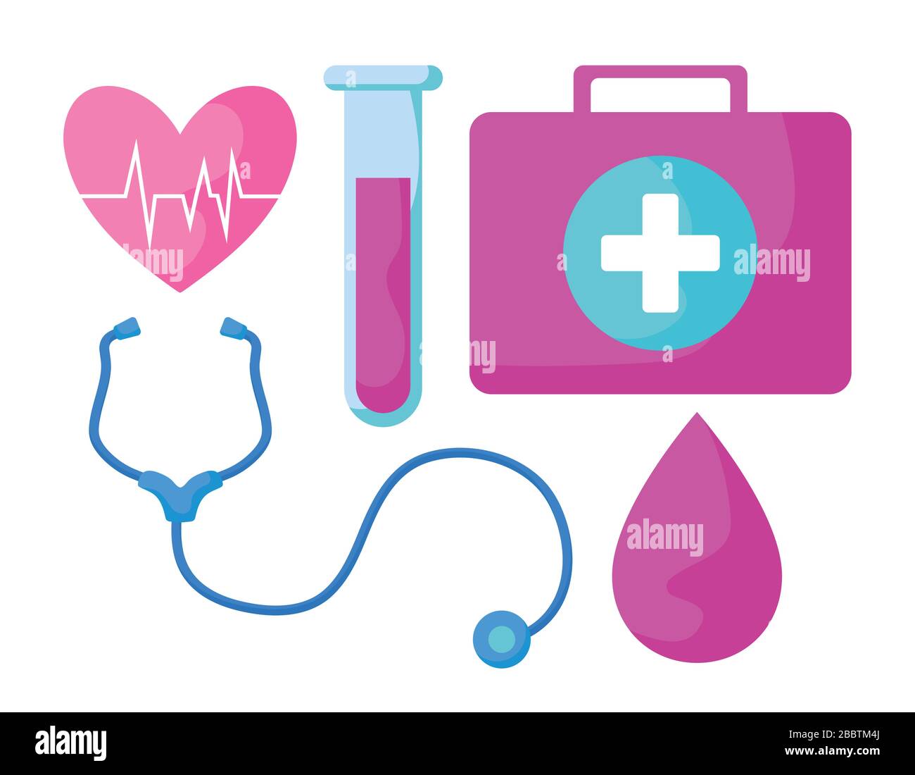 first aid kit medical on white background vector illustration design ...