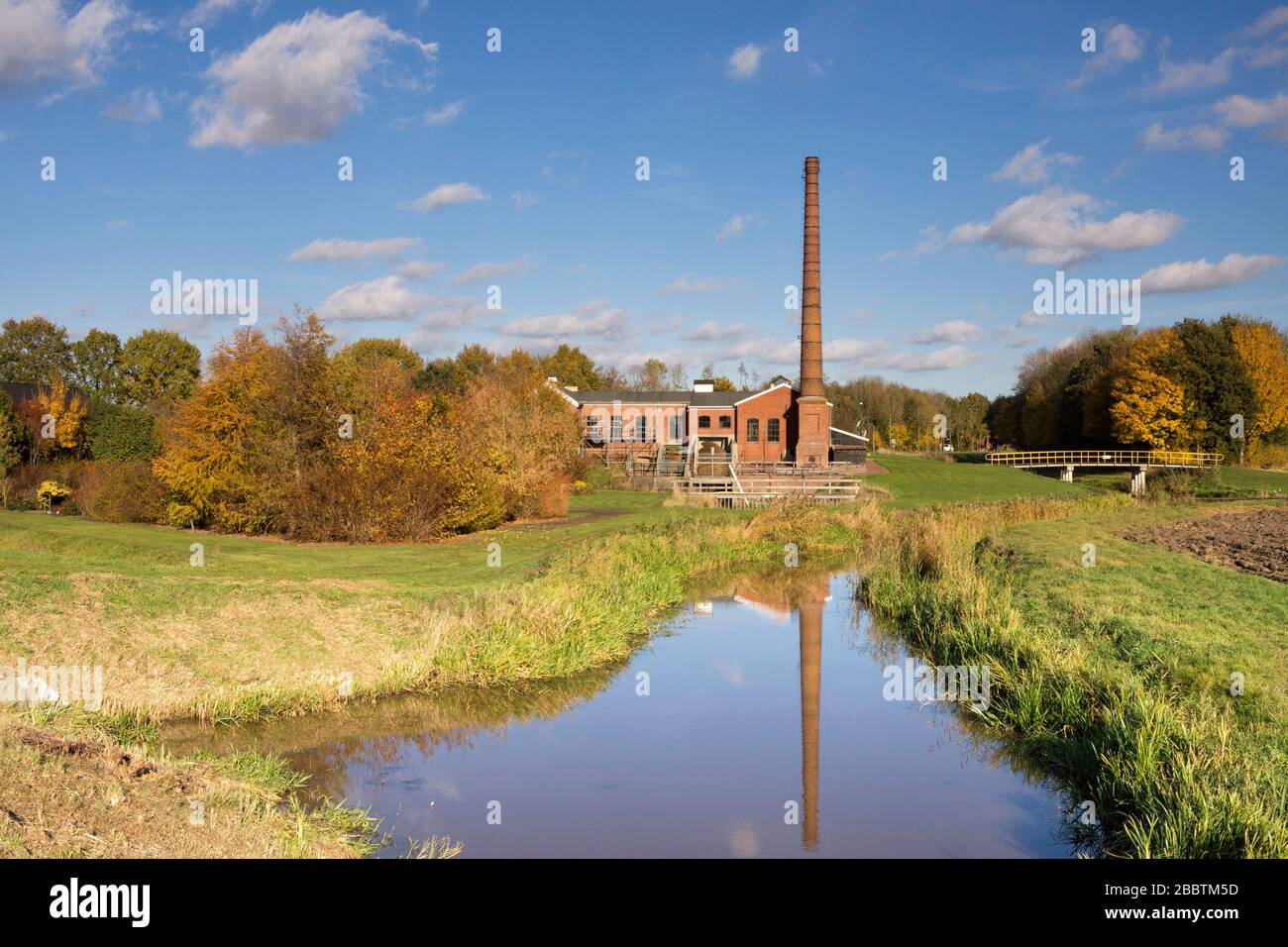 Old pumping station Stock Photo