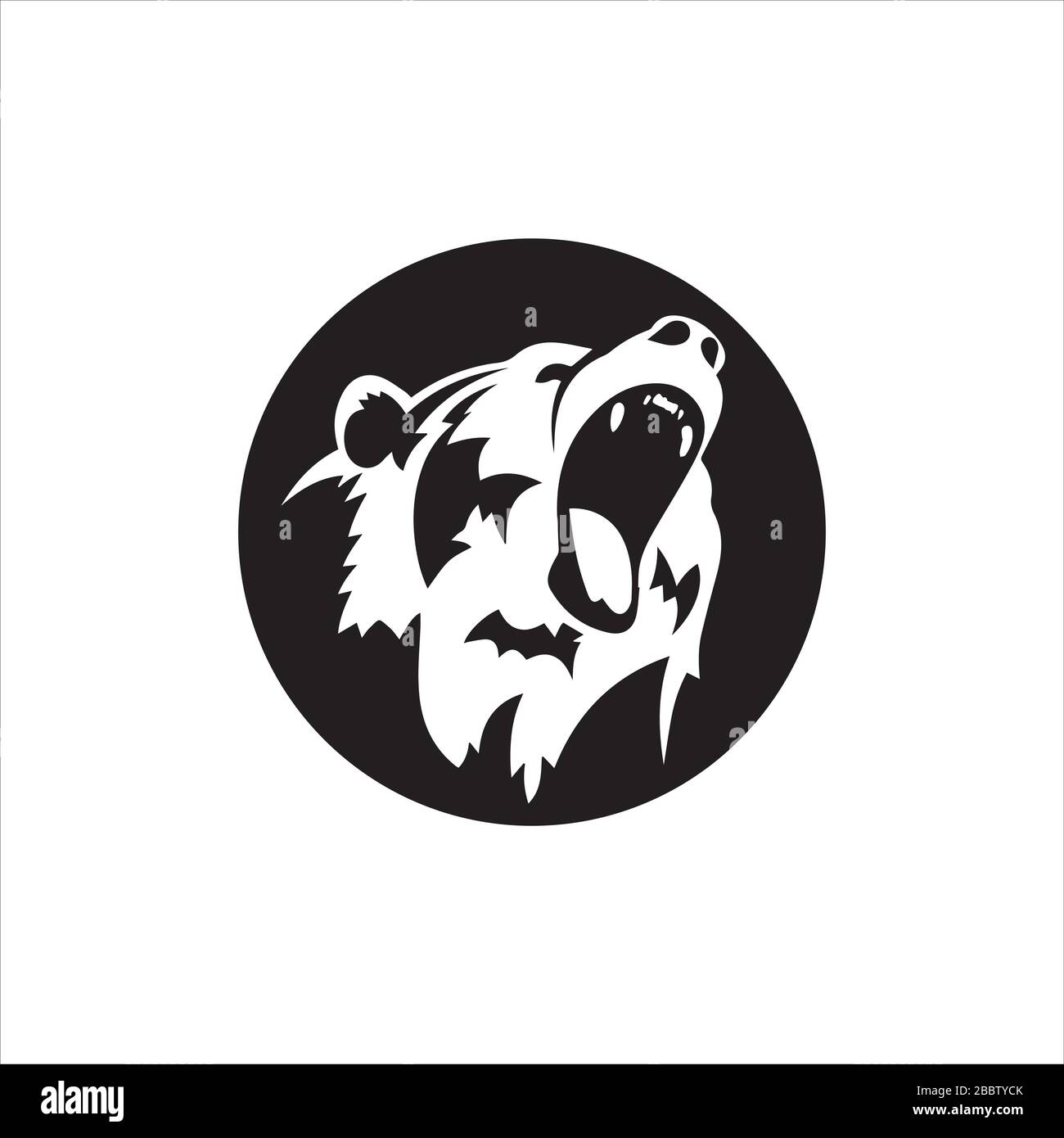 Bear Logo Vector Design Template Stock Vector Image & Art Alamy