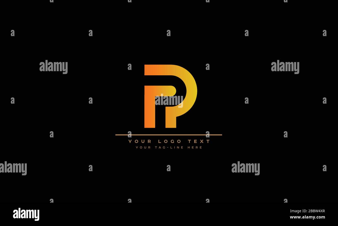 ABSTRACT LOGO P, PP ALPHABET LETTERS DESIGN Stock Vector Image & Art ...