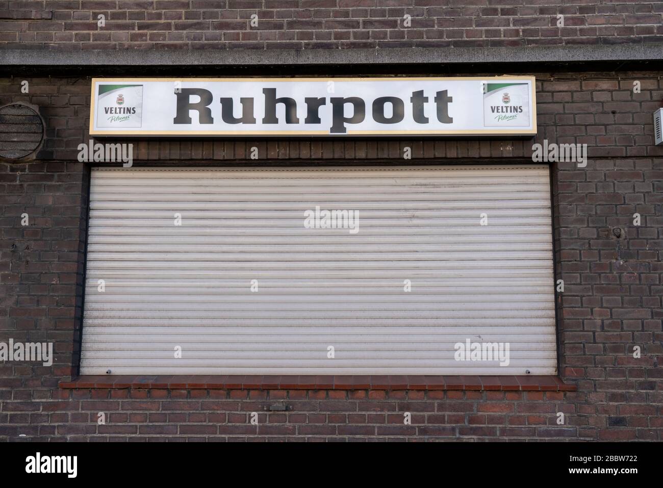 Restaurant Ruhrpott in Dorsten, NRW, has closed, Germany, Stock Photo