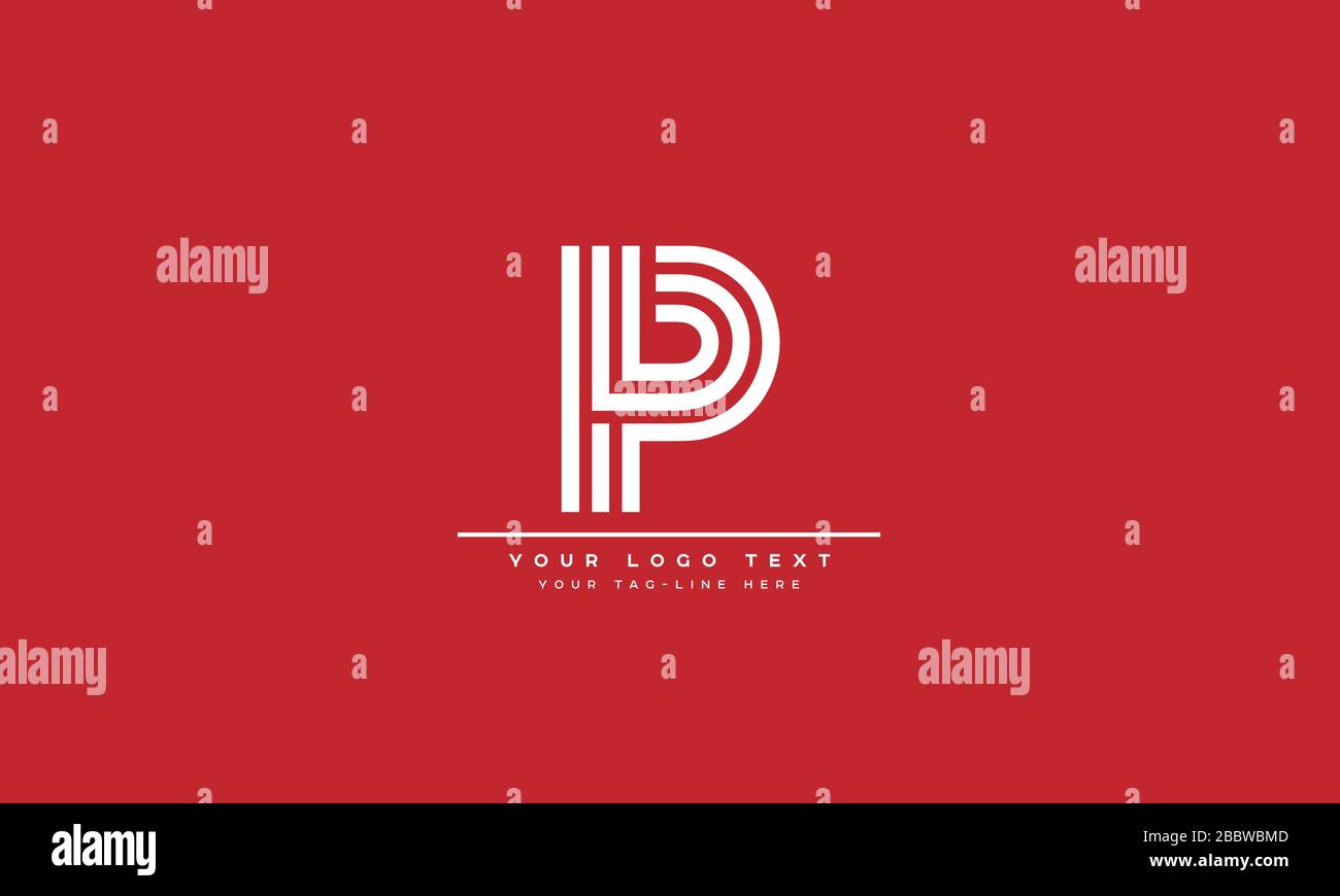 ABSTRACT LOGO P, PP ALPHABET LETTERS DESIGN Stock Vector Image & Art ...