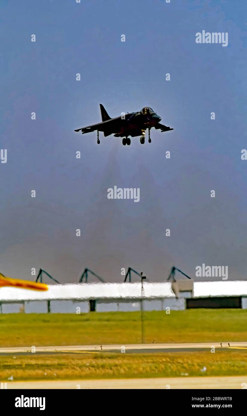 Camp Springs Maryland, USA, May 19, 1990 A McDonnell Douglas USMC AV8B