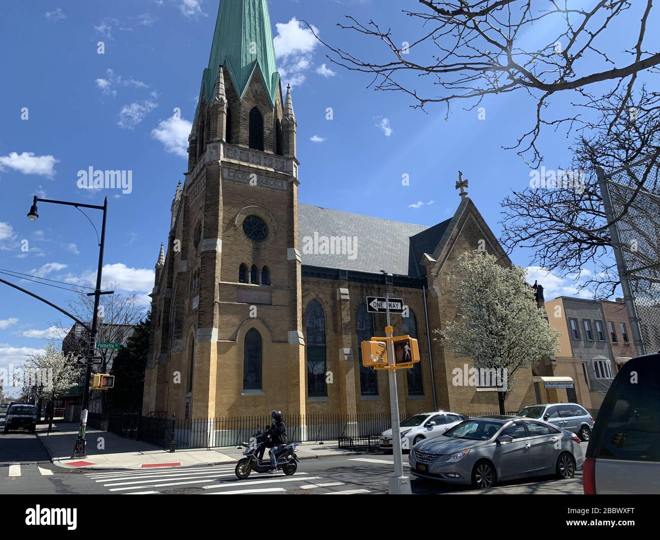 International, Brooklyn, USA. 1st Apr, 2020. (NEW) Covid-19:Closed church.  April 1, 2020, Brooklyn, New York, USA: As a result of the lockdown in New  York, some churches are closed down and can