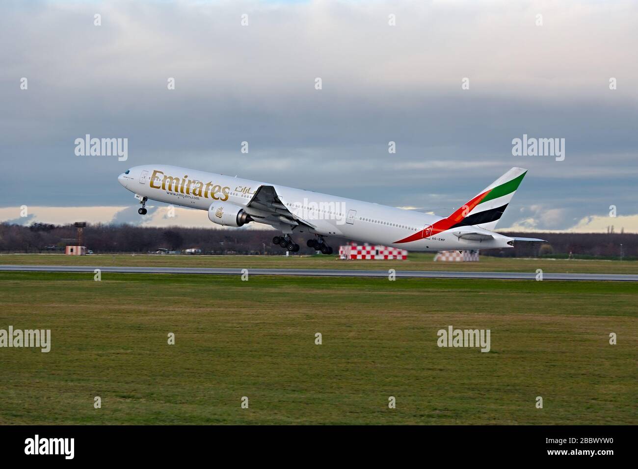 Plane taking off Stock Photo - Alamy