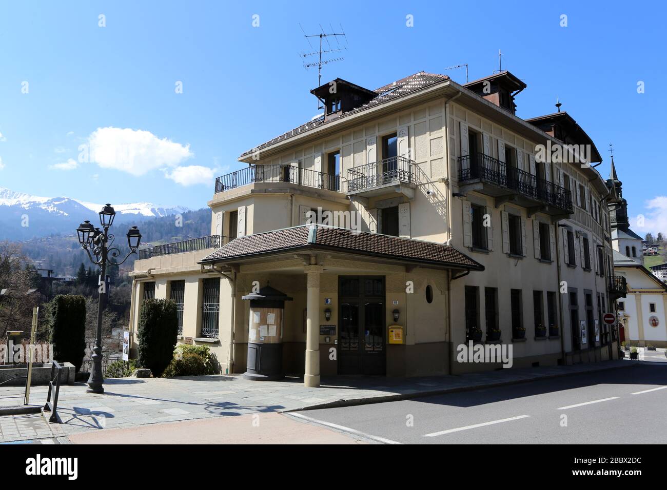 Hôtel de Ville. Saint-Gervais-les-Bains. Haute-Savoie. France. Stock Photo