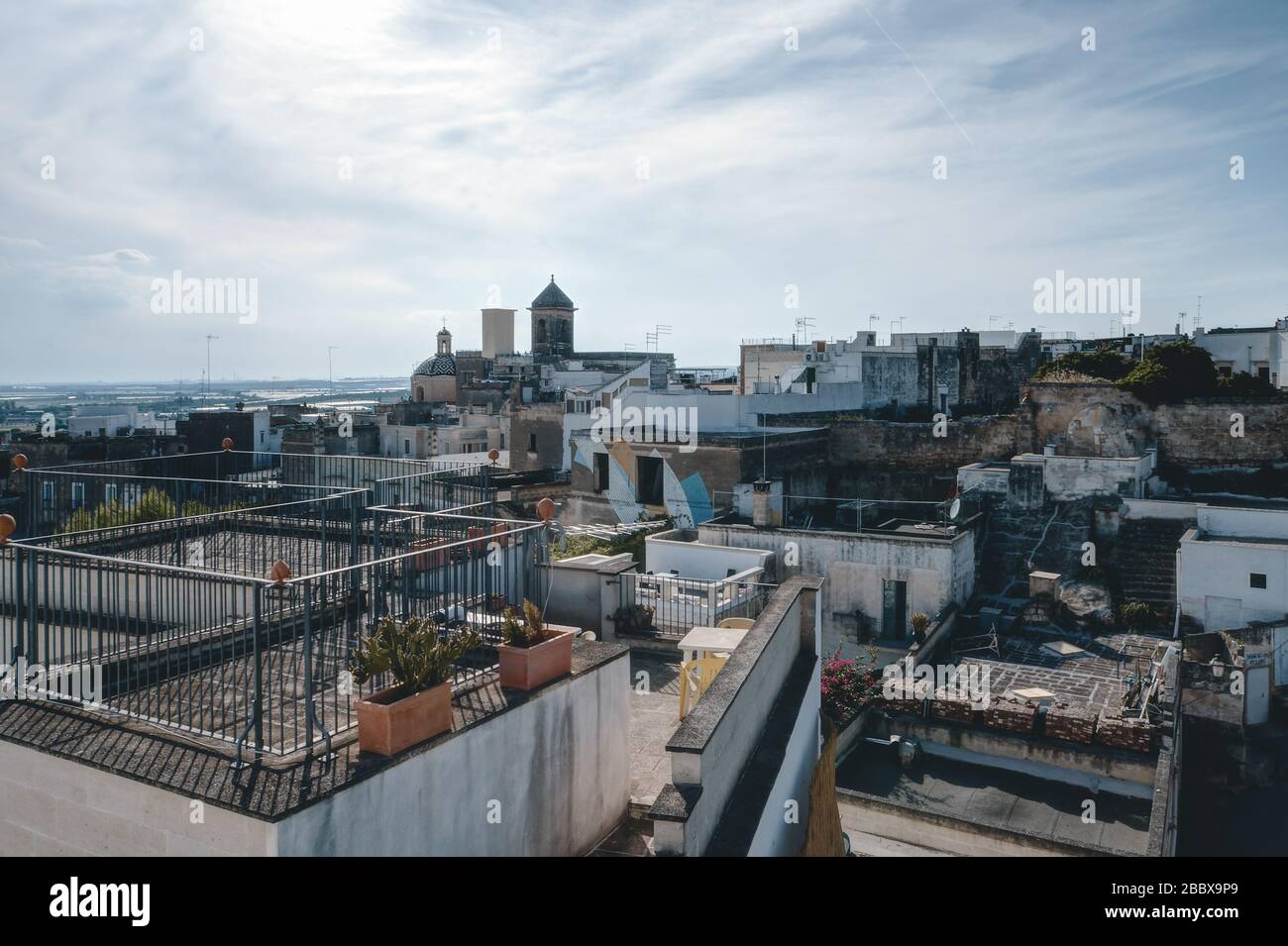 Street view of the world known Ceramic City, Grottaglie, Puglia, Italy