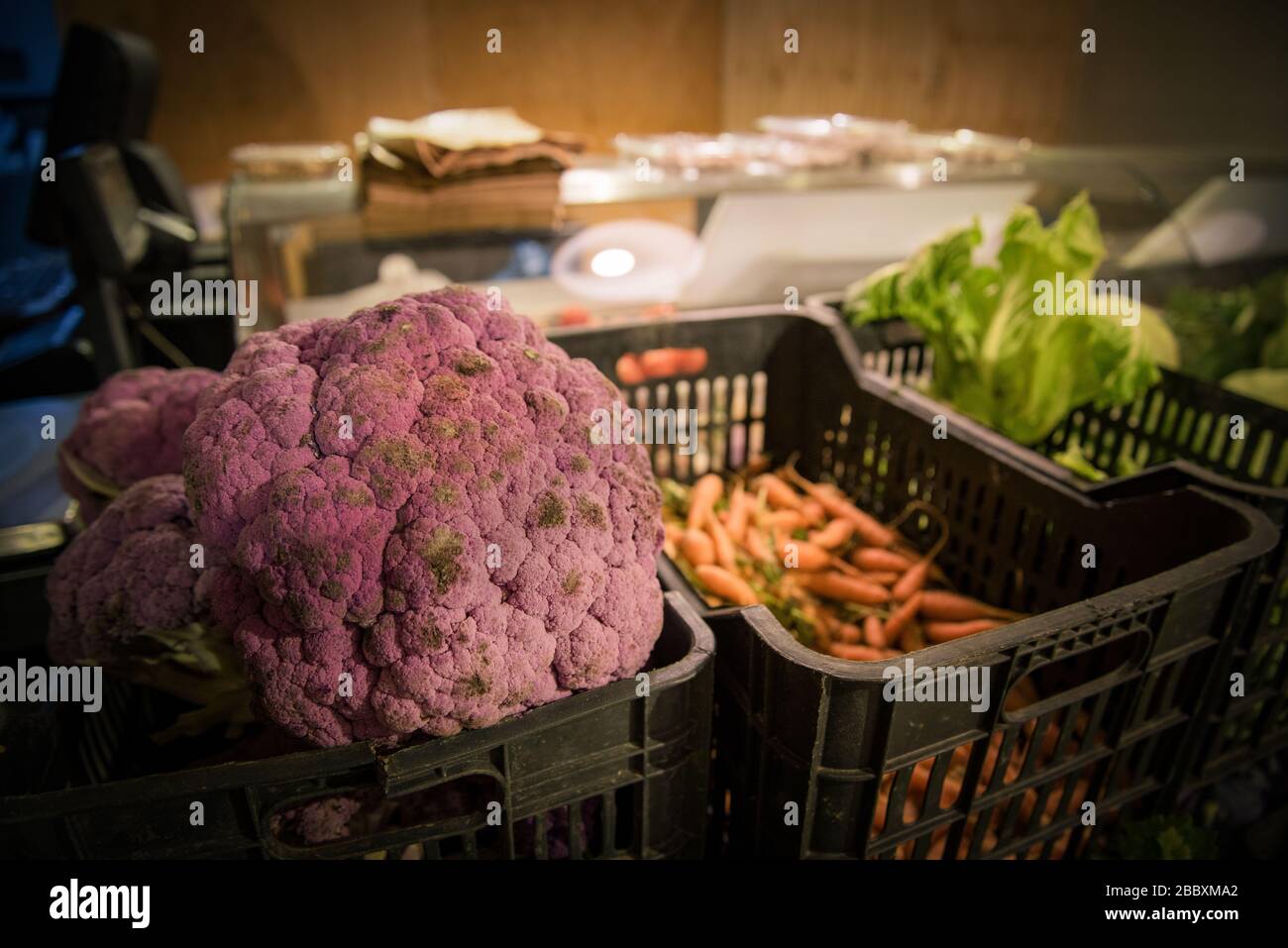 Small Organic produce Business Stock Photo