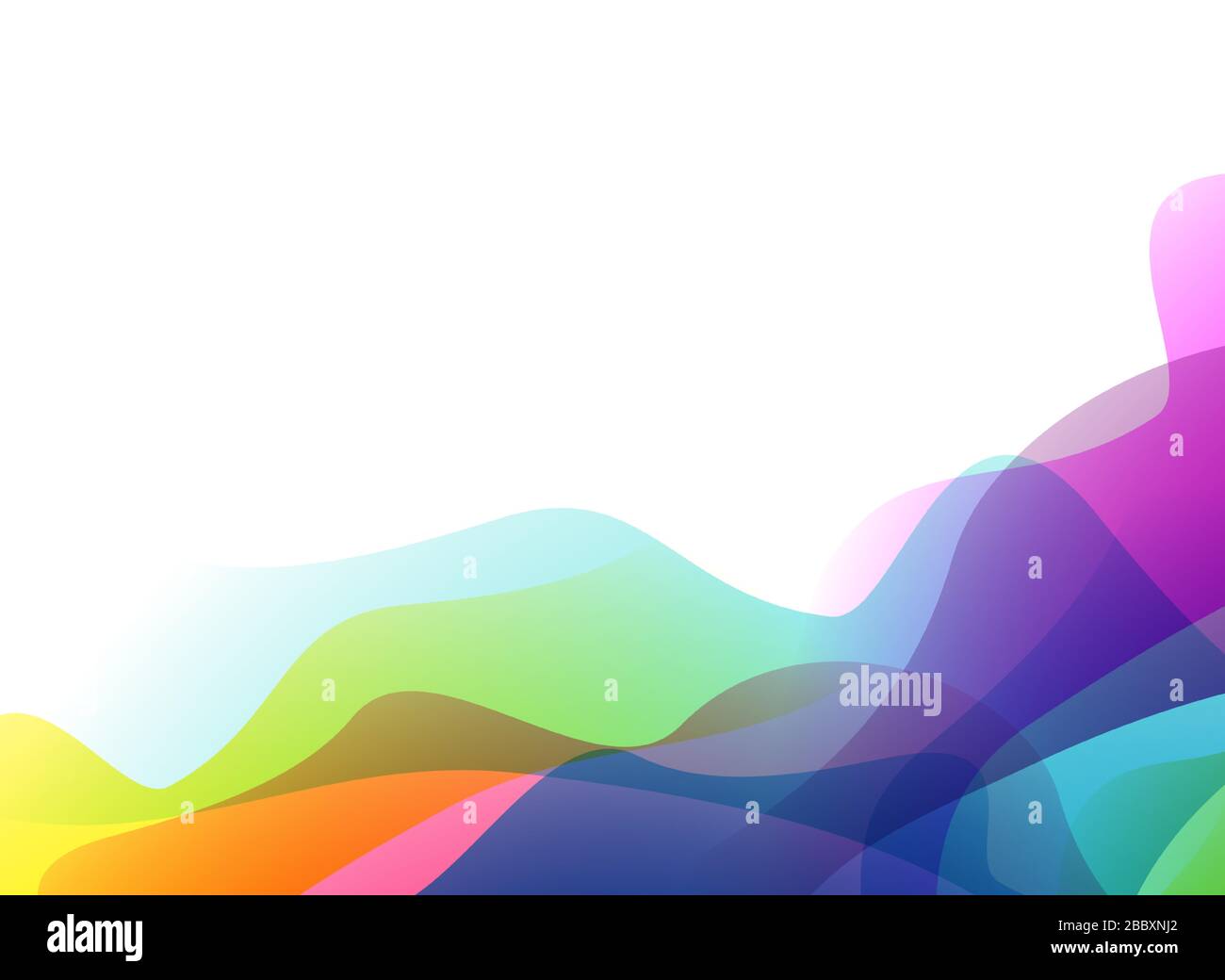 Colorful abstract background with curves lines Stock Vector Image & Art ...