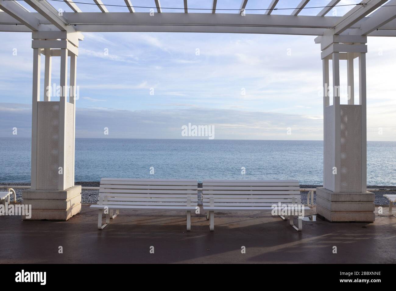 The Promenade des anglais in Nice (France), Europe Stock Photo