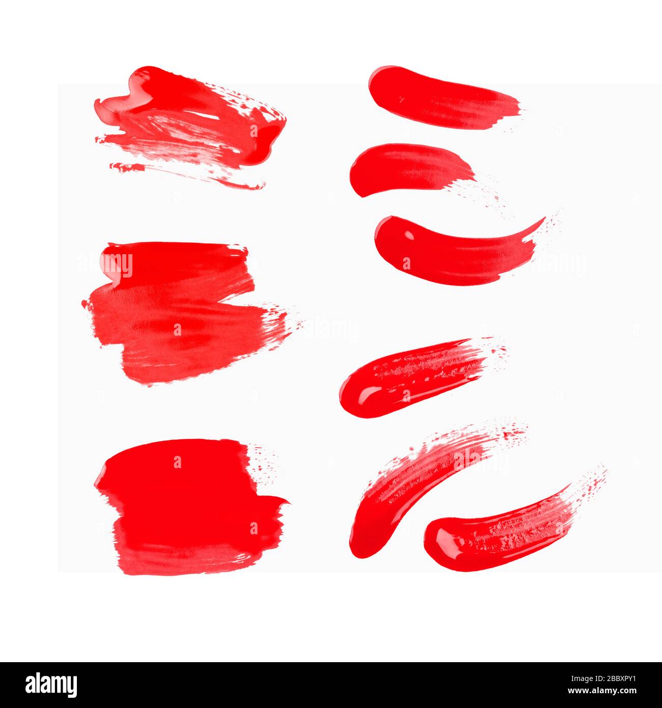 15 Red Nail Polish Brush Strokes PNG Transparent  OnlyGFXcom