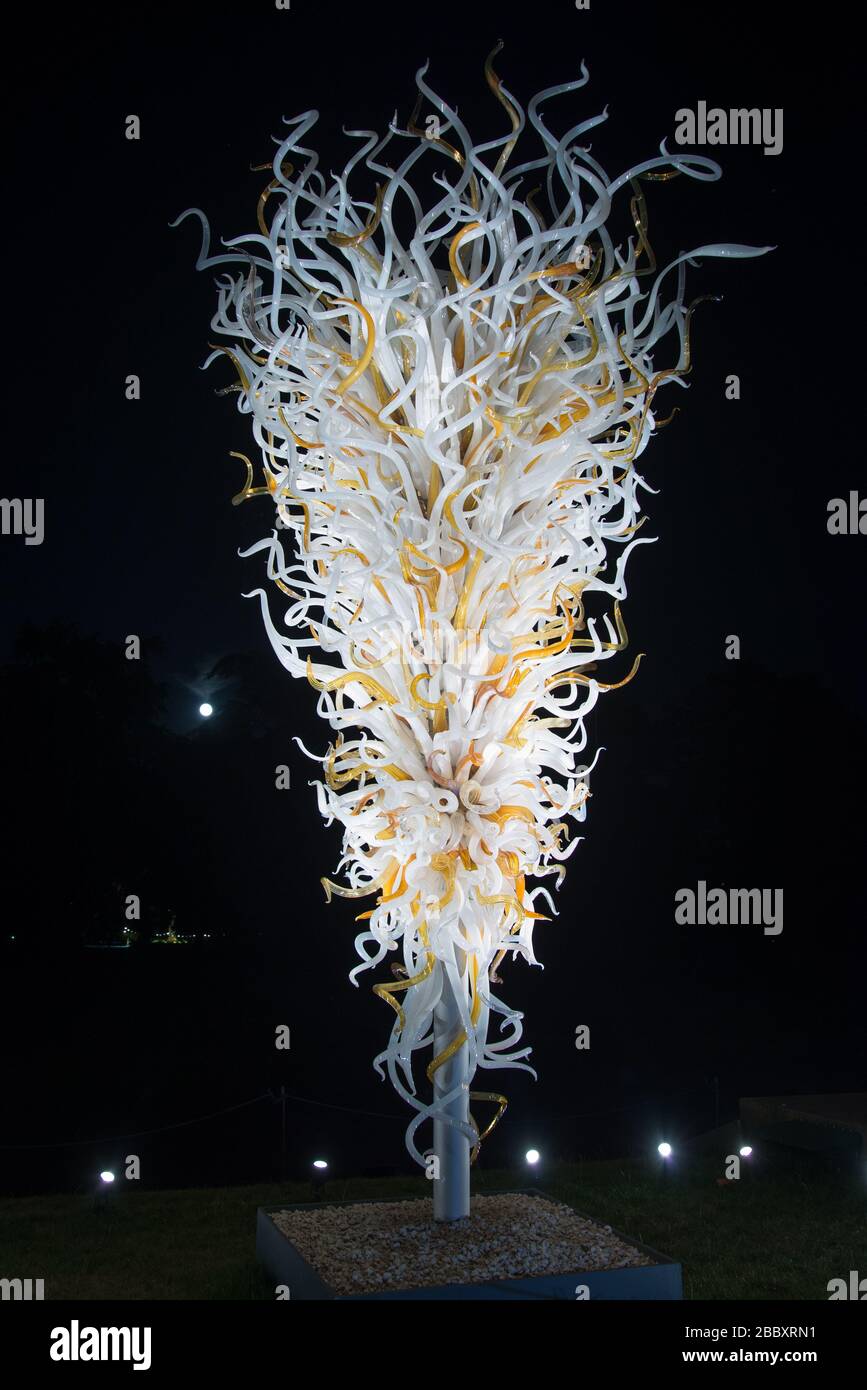 Opal & Amber Towers Sculpture Dale Chihuly Nights Reflections on Nature
