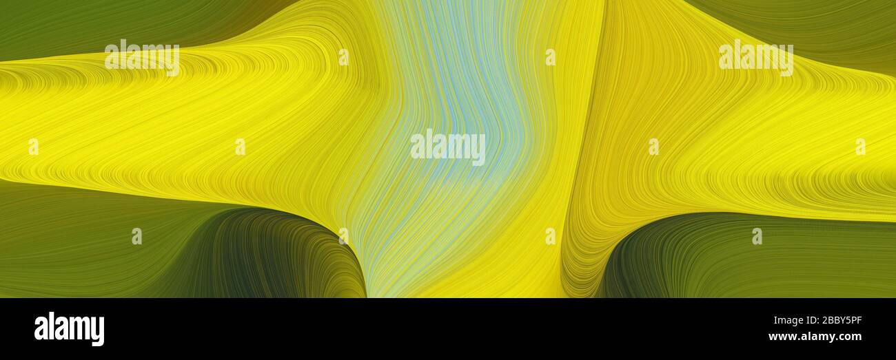 abstract creative banner with golden rod, dark olive green and