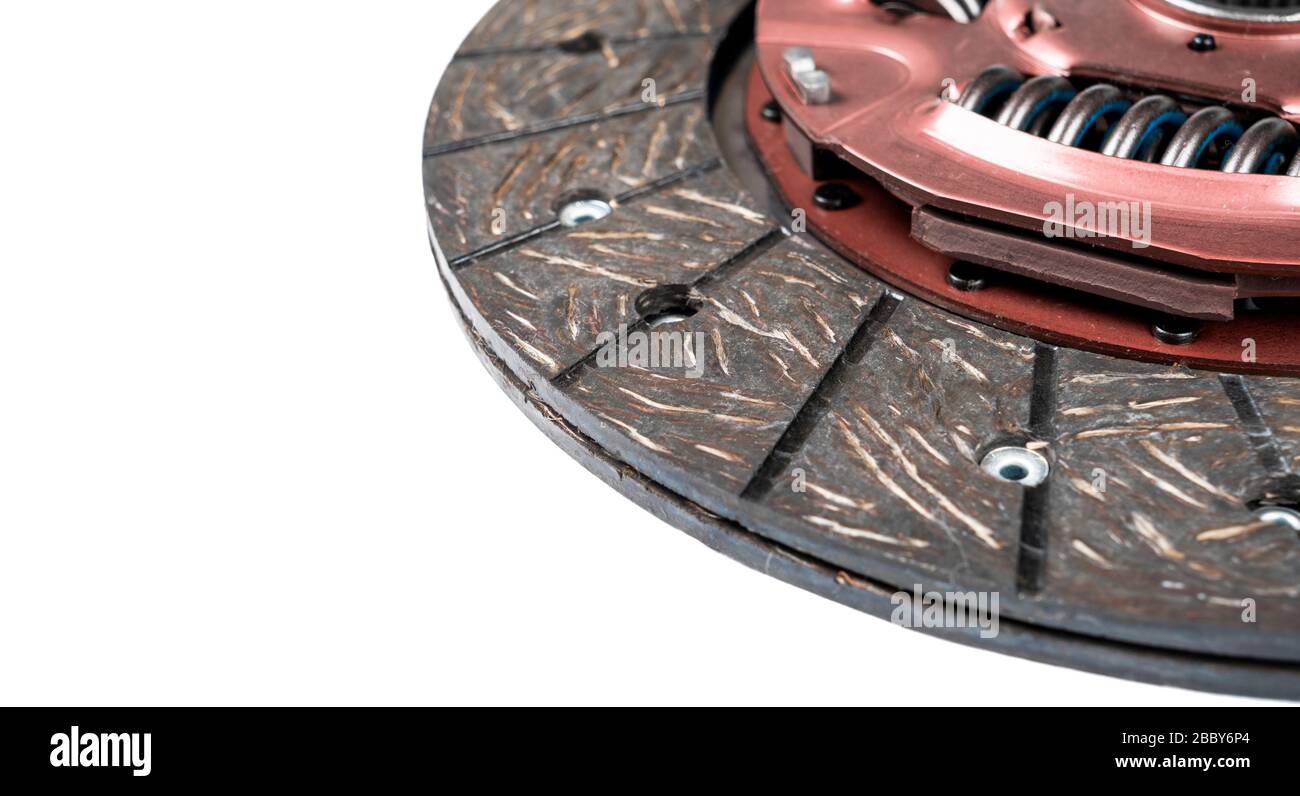 Car repair kit clutch manual gearbox isolated on a white background