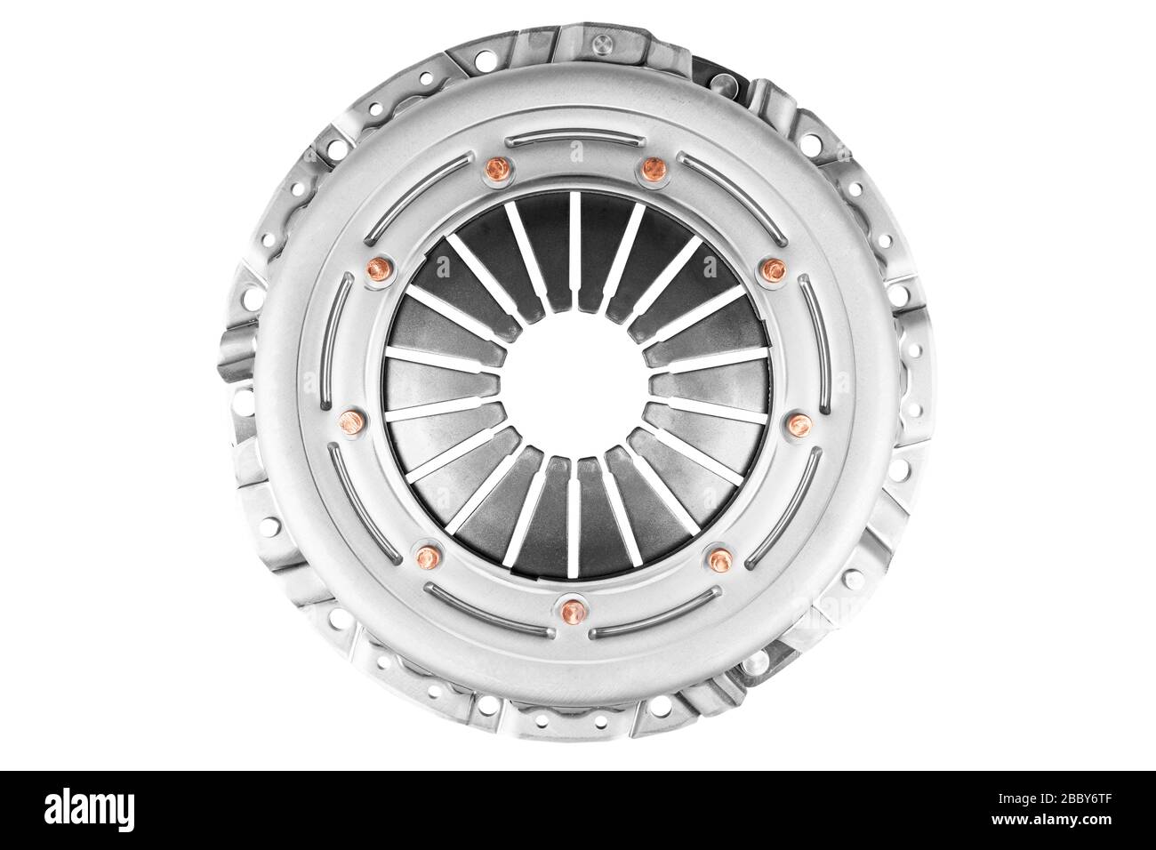 Car repair kit clutch manual gearbox isolated on a white background