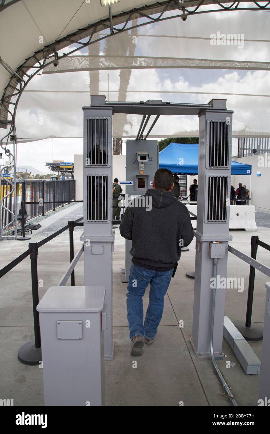 San Diego Sector Operations U.S. Customs and Border Protection process travelers through