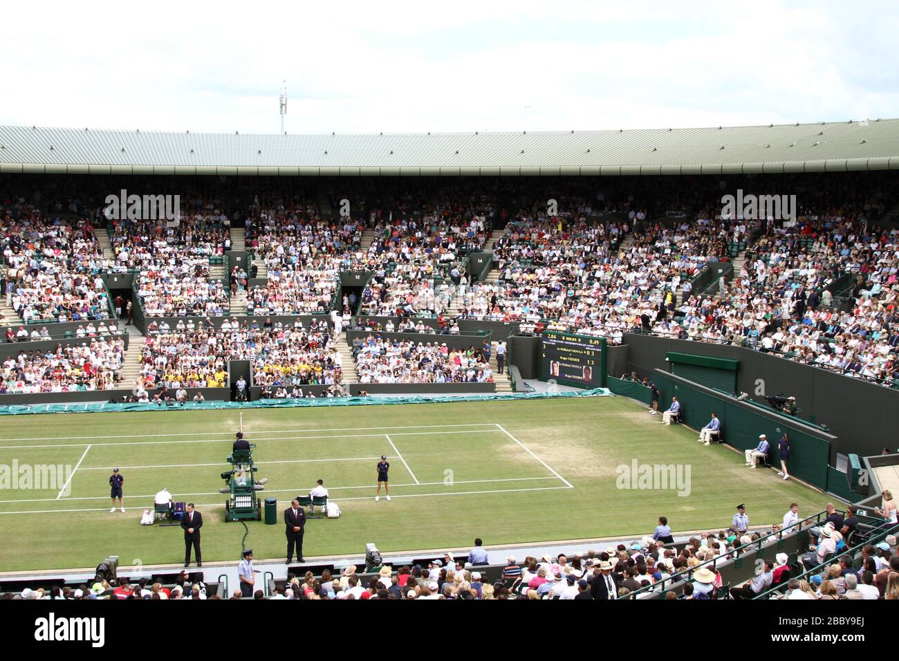 WIMBLEDON TENNIS CHAMPIONSHIPS CANCELLED DUE TO THE CORONAVIRUS COVID-19 PANDEMIC. 2020 ALL ENGLAND WIMBLEDON LAWN TENNIS CLUB CANCELLED THE CHAMPIONSHIPS. Stock Photo