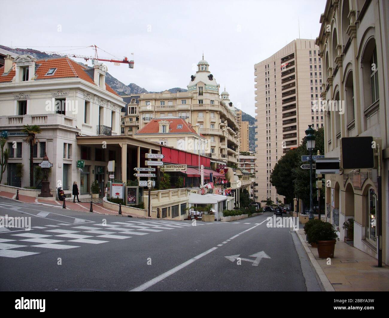 Street in Monte Carlo, Monaco, Europe Stock Photo - Alamy