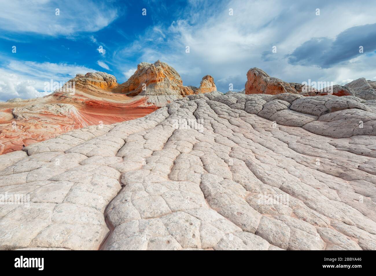 Canyon White Pocket, Vermilion Cliffs, Arizona Stock Photo