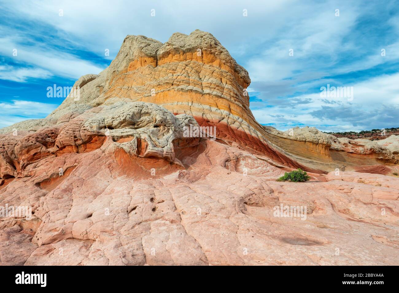 Canyon White Pocket, Vermilion Cliffs, Arizona Stock Photo
