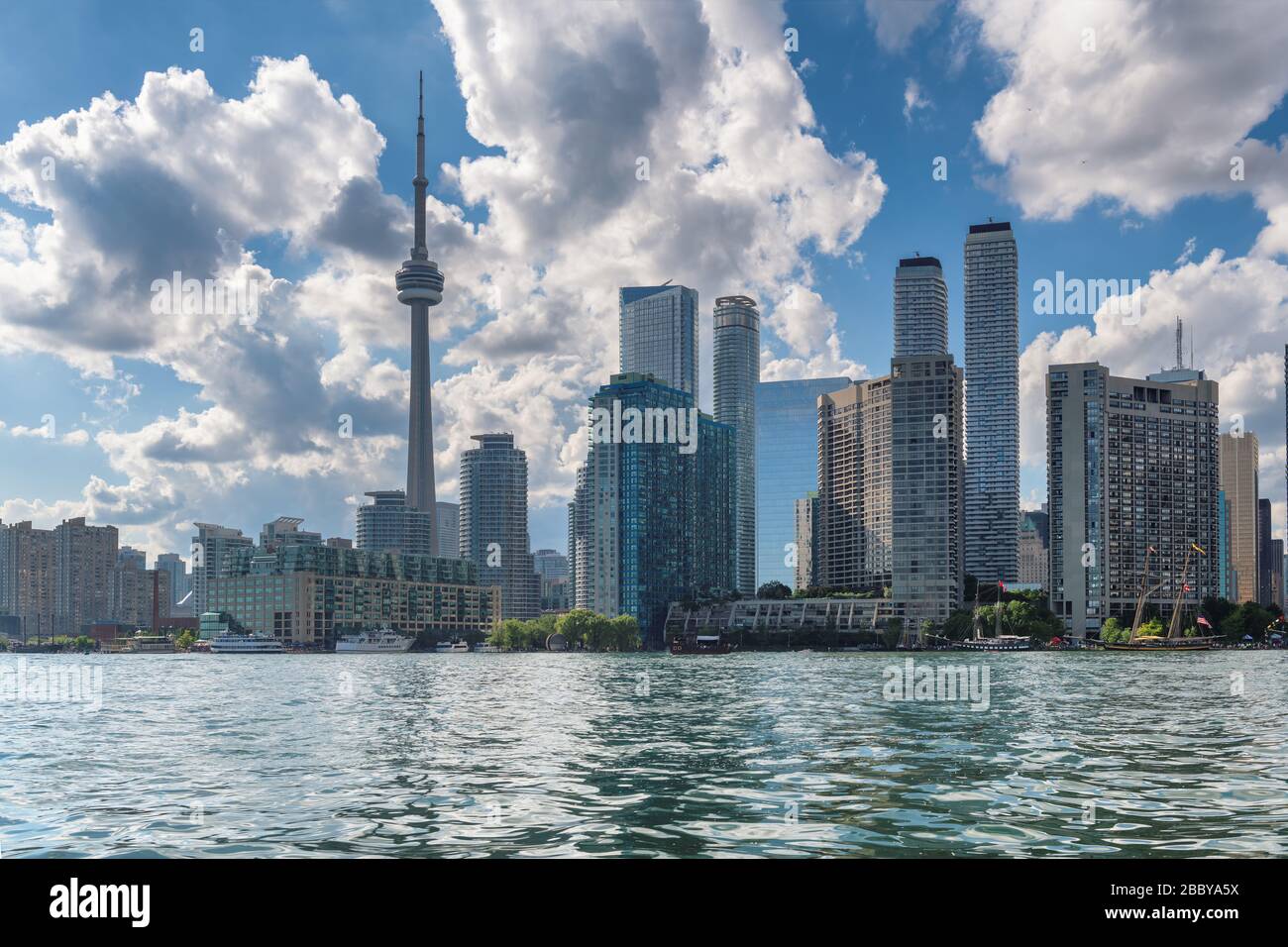Toronto city skyline Stock Photo