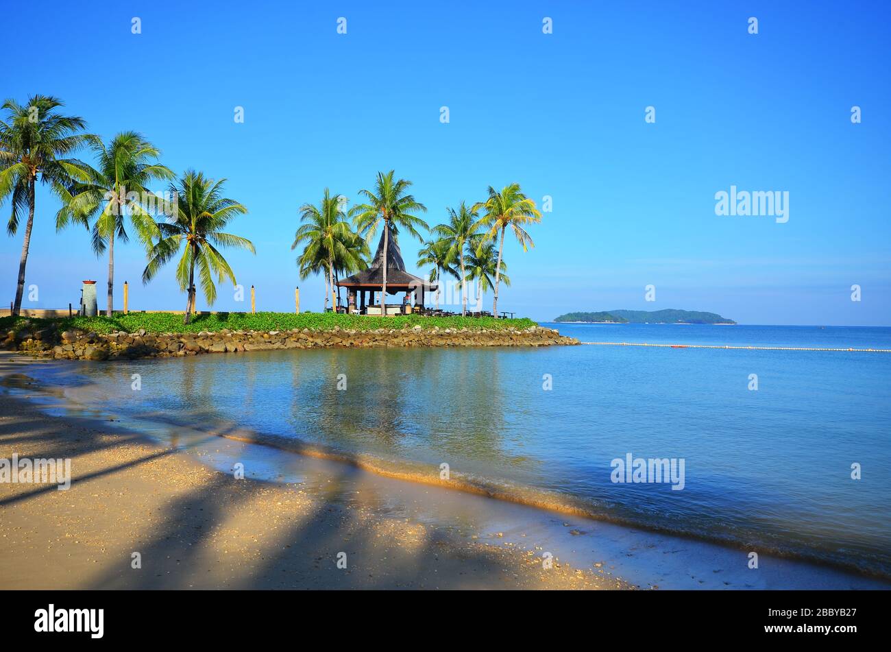 Natural landscape of Sabah in Malaysia Stock Photo