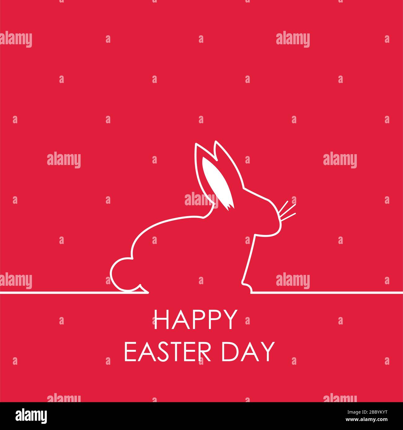 Happy Easter greeting card vector image Stock Vector