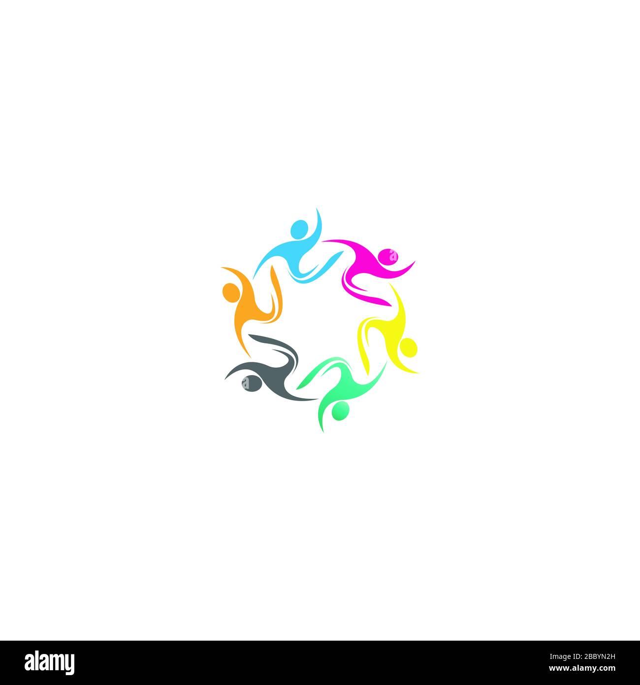 Community, network and social logo design template vector Stock Photo ...