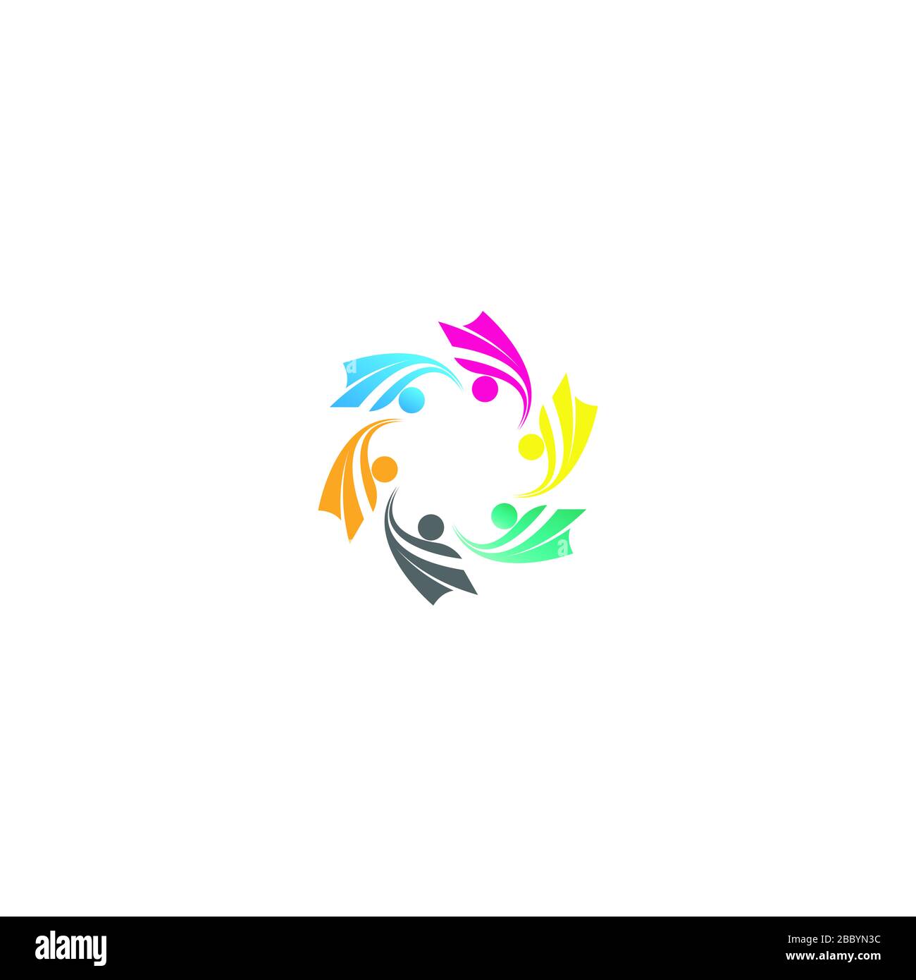 Community, network and social logo design template vector Stock Photo ...