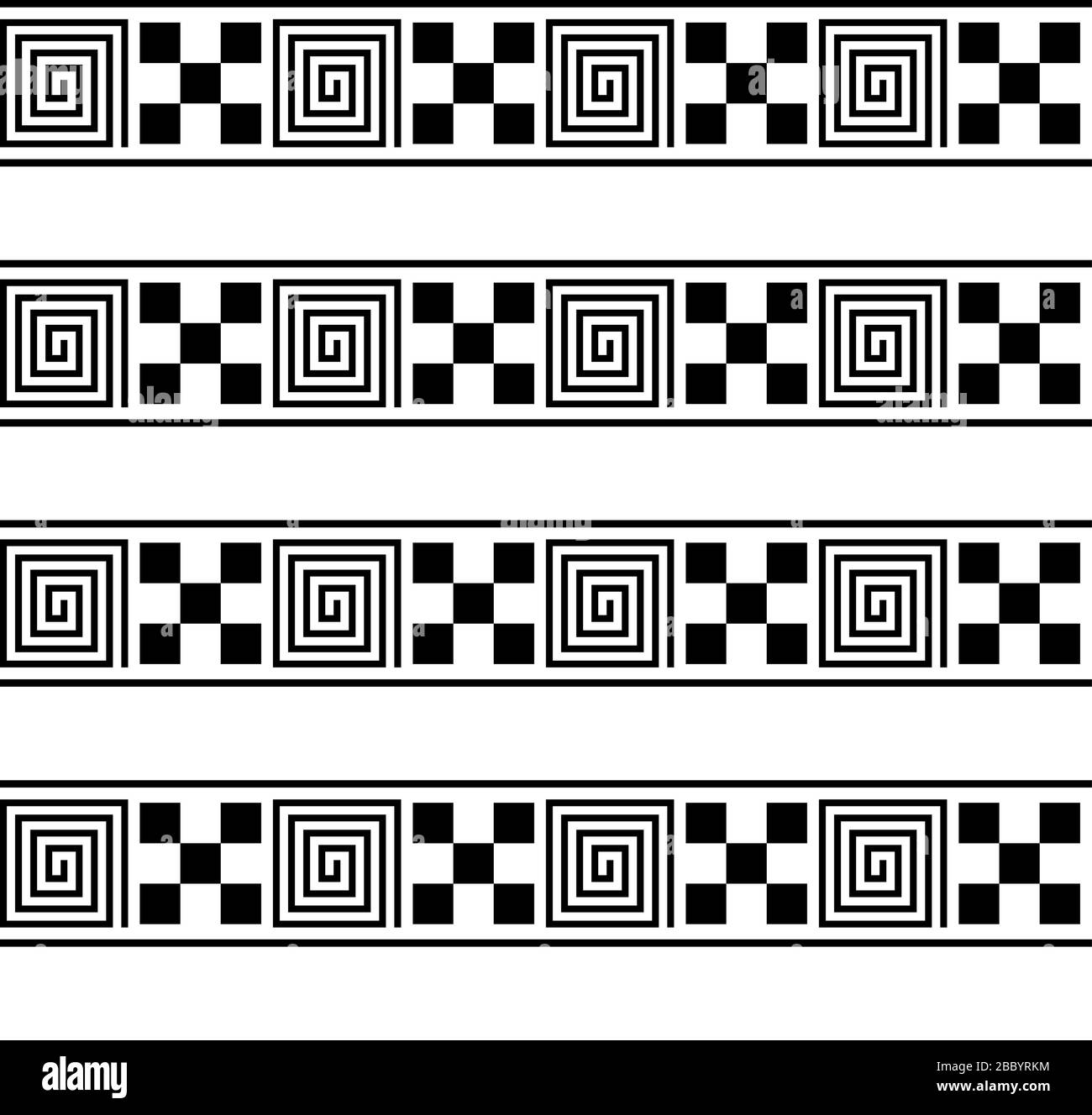 Greek key seamless pattern or texture. Vector Stock Vector Image & Art ...