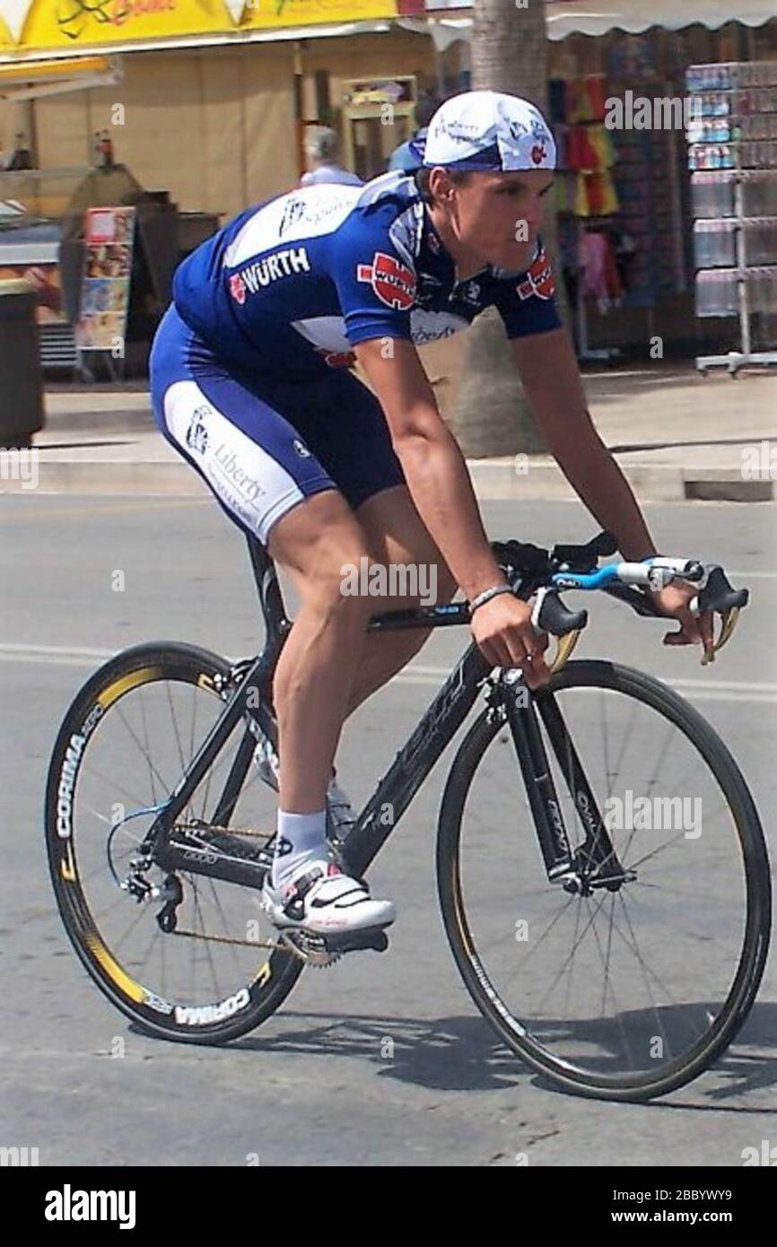 Luis Leon Sanchez of Liberty Seguros-Wurth during the Tour de Catalogne 2006, Stage 1 cycling race,Salou - Salou ITT (12.6 km) on May15, 2006 in Salou, Espagne - Photo Laurent Lairys / DPPI Stock Photo