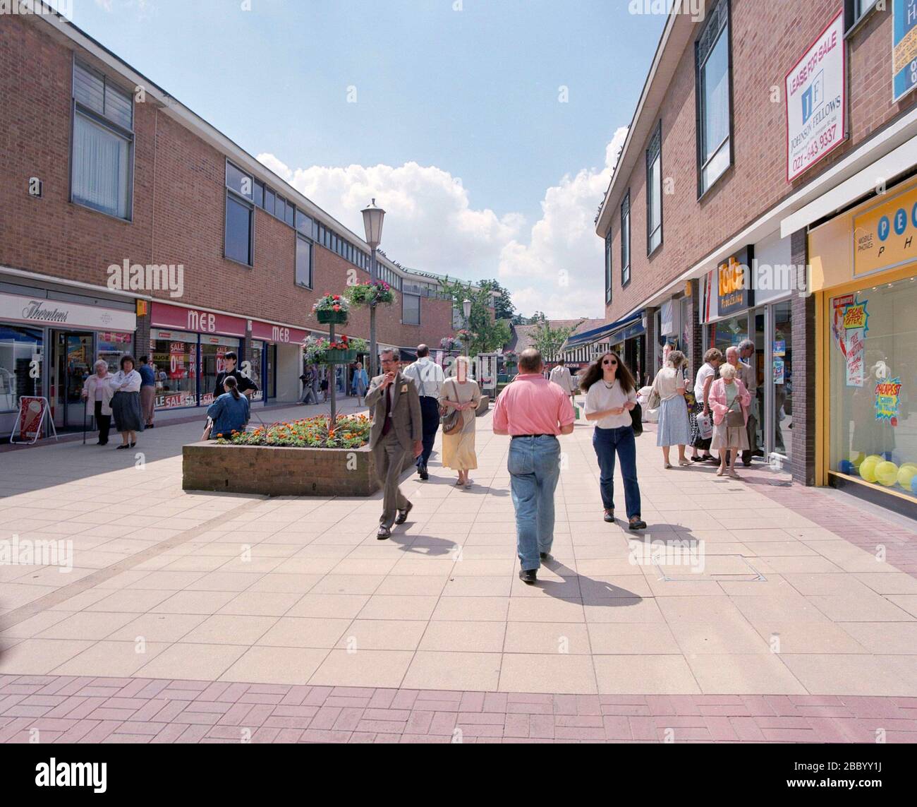 1994, Solihull Town Centre, West Midlands, England, UK Stock Photo Alamy