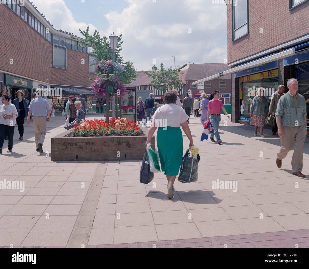 1994, Solihull Town Centre, West Midlands, England, UK Stock Photo Alamy