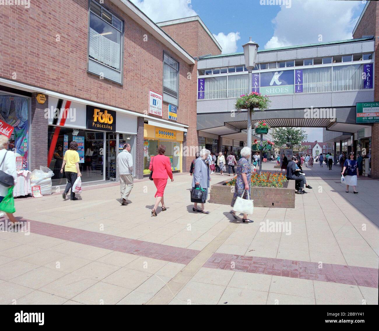1994, Solihull Town Centre, West Midlands, England, UK Stock Photo Alamy