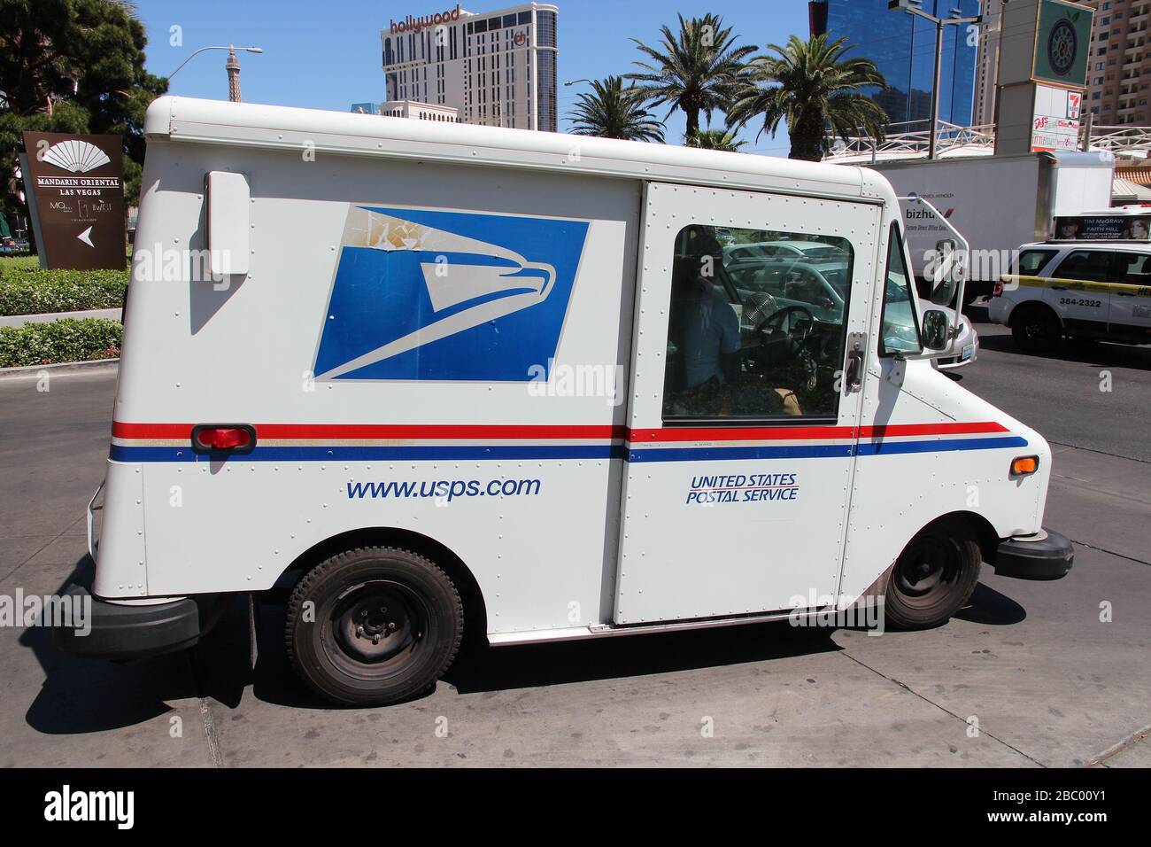 LAS VEGAS, USA - APRIL 14, 2014: United States Postal Service van in Las  Vegas. USPS is the operator of the largest civilian vehicle fleet in the  worl Stock Photo - Alamy