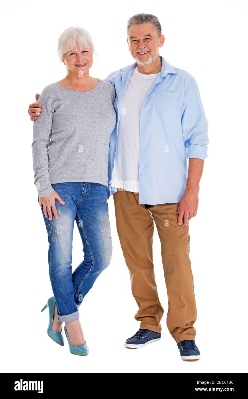 Senior Couple Over White Background Stock Photo Alamy senior-couple-over-white-background-stock-photo-alamy