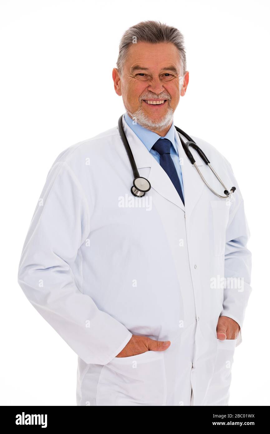 Elderly male check up doctor hi-res stock photography and images - Alamy