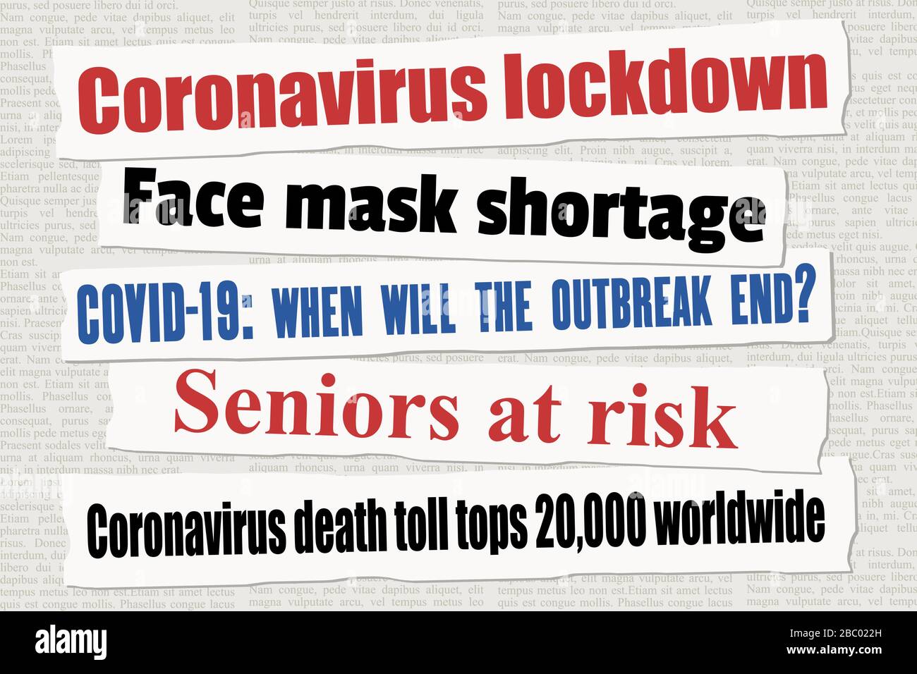 Coronavirus Pandemic Newspaper Titles Covid 19 Global Pandemic News Headline Collection Vector Stock Vector Image Art Alamy Coronavirus Pandemic Newspaper Titles Covid 19 Global Pandemic News Headline Collection Vector Stock Vector Image Art Alamy