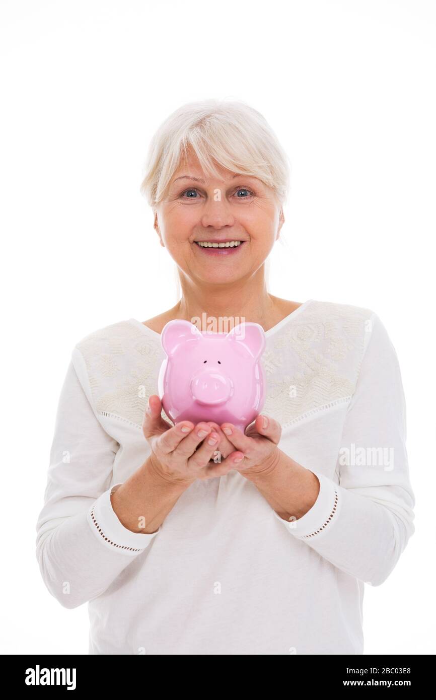 Happy mature woman hi-res stock photography and images - Alamy