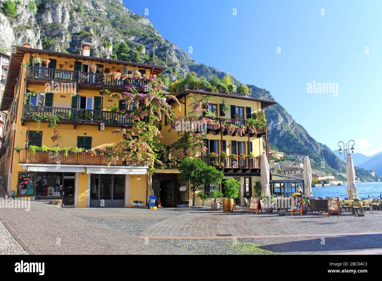 View across limone sul garda to lake garda hi-res stock photography and ...