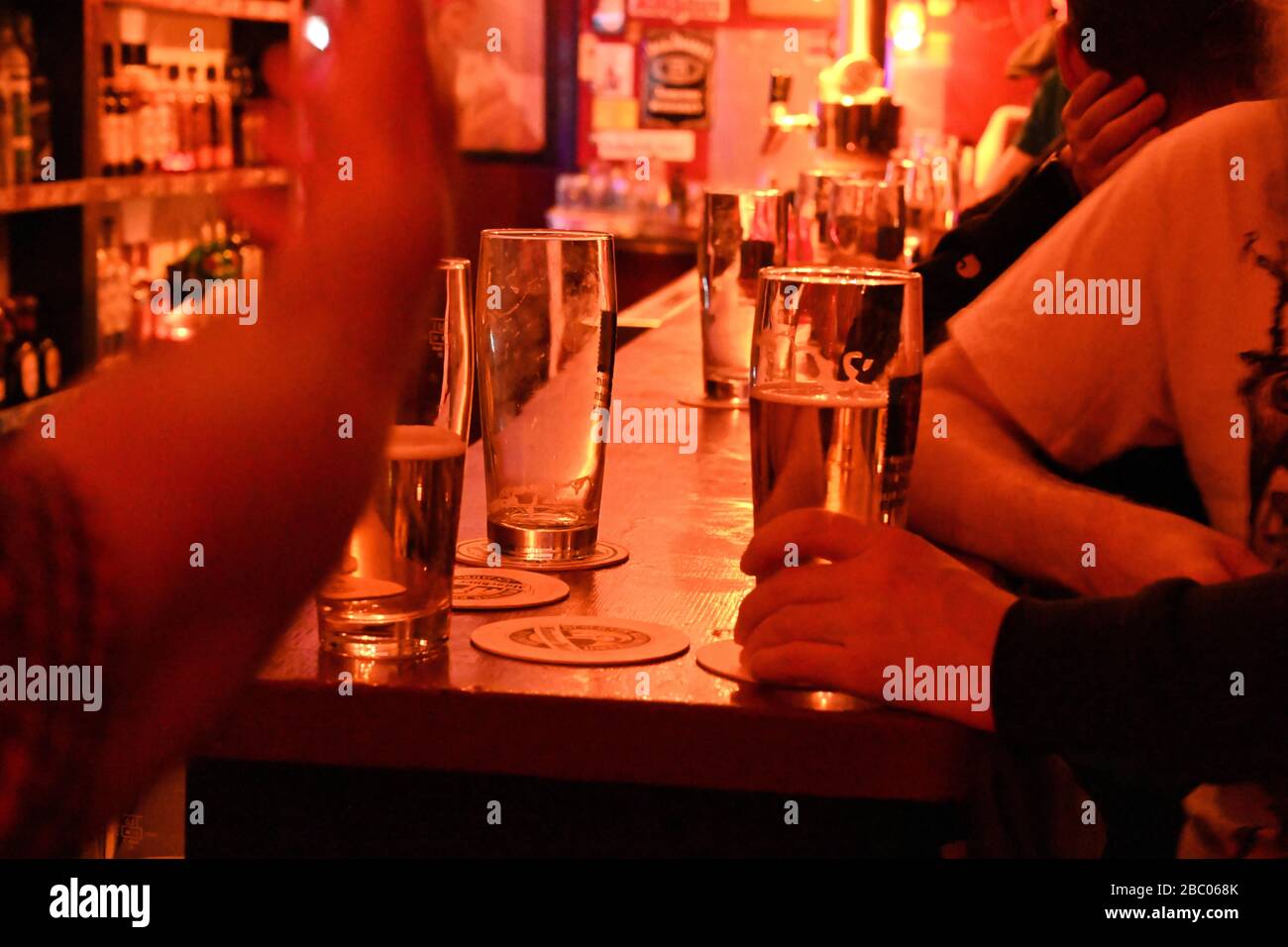 Impression from the 'X-Bar' in Sternstraße 20 in Munich Lehel. [automated translation] Stock Photo