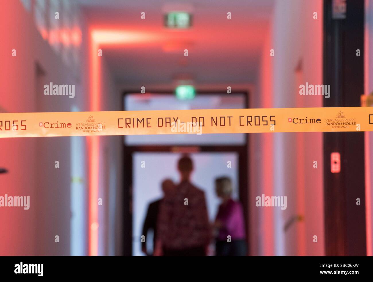 At 'Crime Day' in the Munich Congress Hall, actors, reporters and authors will shed light on the background of crime stories. [automated translation] Stock Photo
