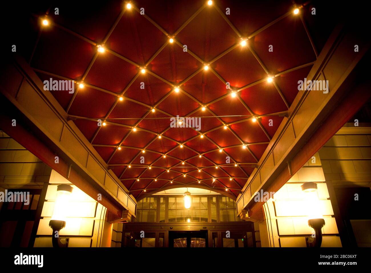 The entrance area of the Hotel Adlon in Berlin. Here the SZ economic summit 2019 will take place. [automated translation] Stock Photo