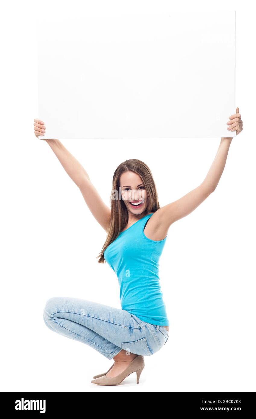 Portrait of a young woman in studio Stock Photo