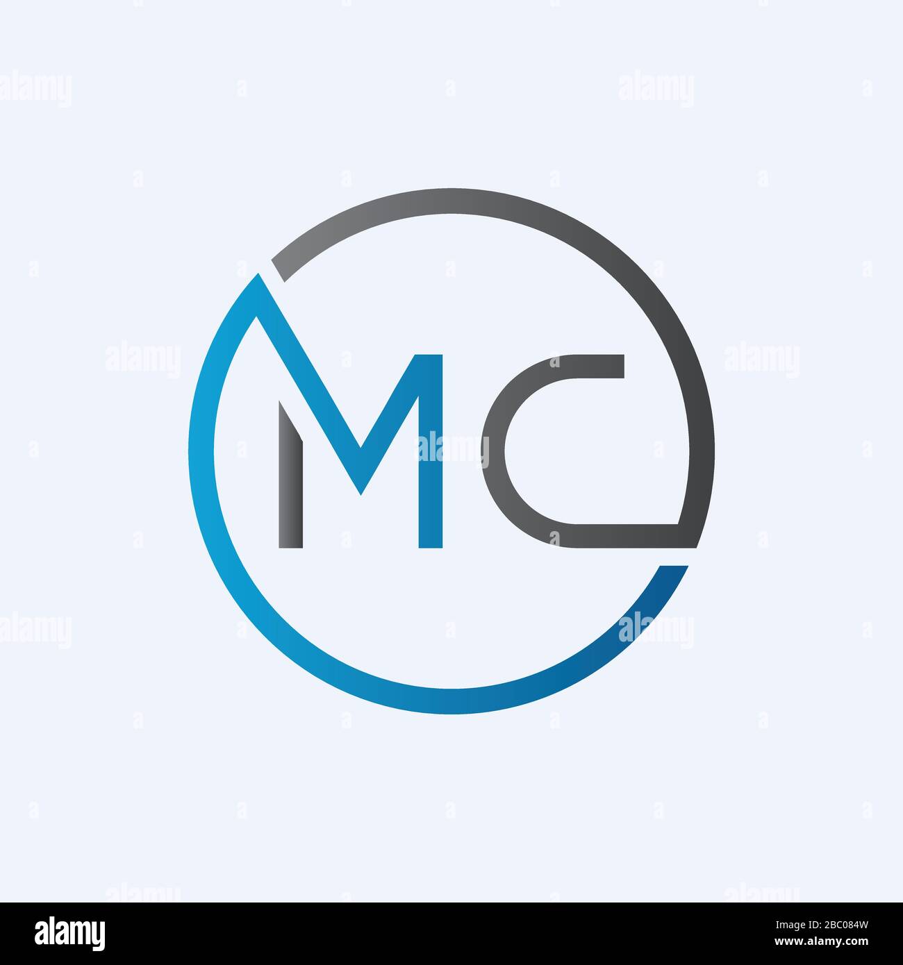 Initial MC letter Logo vector Template. Abstract Letter MC logo Design ...